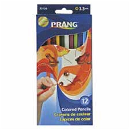 Workstationpro Prang Colored Pencils- 3.3 mm- 7in. Long- 24 Color Set TH3300494